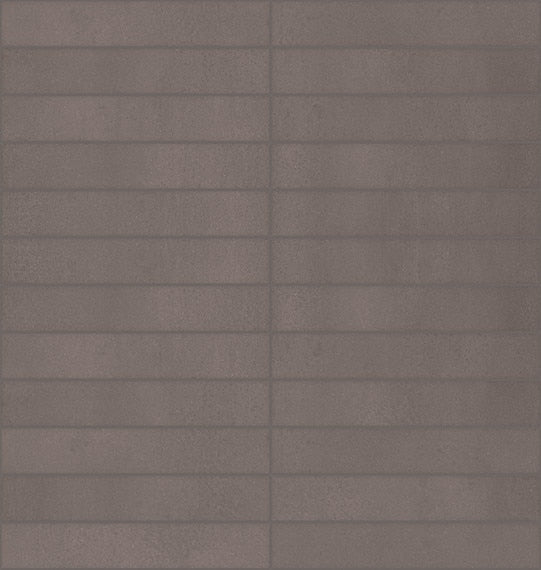1x6 Synchronic Straight Joint  Mosaic Concrete-Look Matte Smooth Porcelain Tile Dark Gray