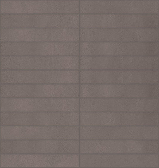 1x6 Synchronic Straight Joint  Mosaic Concrete-Look Matte Smooth Porcelain Tile Dark Gray