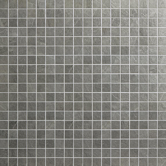 2x2 Constant  Mosaic Stone-Look Matte Gritty Porcelain Tile Soft Gray