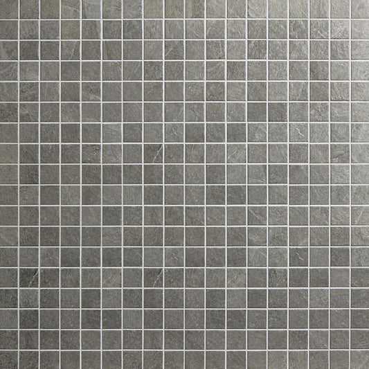 2x2 Constant  Mosaic Stone-Look Matte Gritty Porcelain Tile Soft Gray
