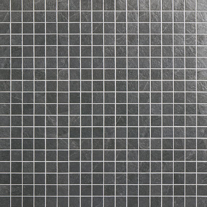 2x2 Constant  Mosaic Stone-Look Matte Gritty Porcelain Tile Charcoal Gray