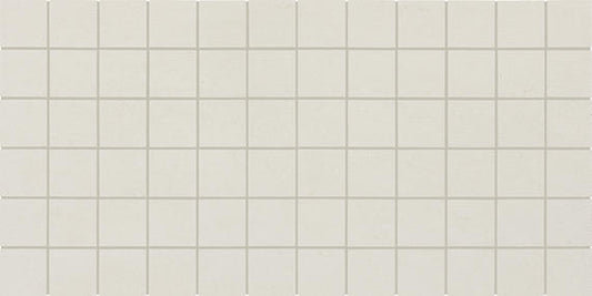 2x2 Theoretical Evolved  Mosaic Concrete-Look Matte Textured Porcelain Tile Off White
