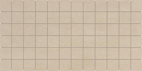 2x2 Theoretical Evolved  Mosaic Concrete-Look Matte Textured Porcelain Tile Beige