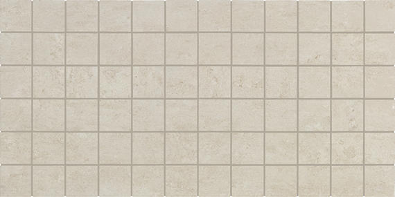 2x2 Theoretical Evolved  Mosaic Concrete-Look Matte Textured Porcelain Tile Light Gray