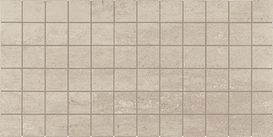2x2 Theoretical Evolved  Mosaic Concrete-Look Matte Textured Porcelain Tile Cement Gray