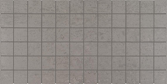 2x2 Theoretical Evolved  Mosaic Concrete-Look Matte Textured Porcelain Tile Slate Gray