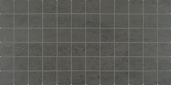 2x2 Theoretical Evolved  Mosaic Concrete-Look Matte Textured Porcelain Tile Gray