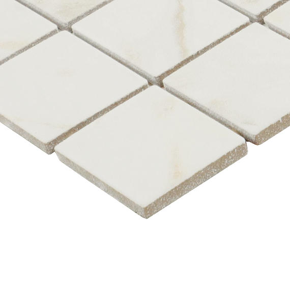 2x2 Panoramic Duet Light Veining Straight Joint  Marble-Look Matte Smooth Porcelain Tile Golden Cream