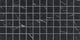 2x2 Panoramic Duet Light Veining Straight Joint  Marble-Look Matte Smooth Porcelain Tile Dark Black