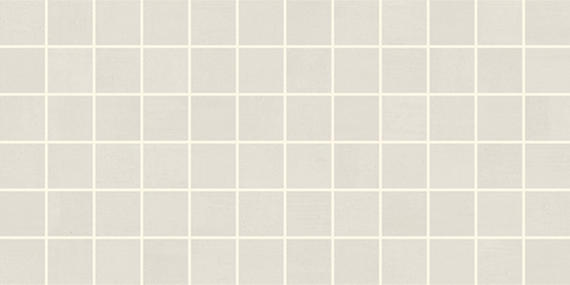 3x3 Subtle Strands  Mosaic Concrete-Look Matte Smooth Porcelain Tile Soft Ivory