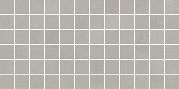 3x3 Subtle Strands  Mosaic Concrete-Look Matte Smooth Porcelain Tile Soft Gray