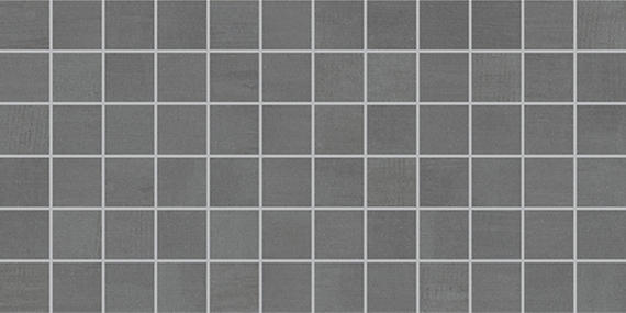 3x3 Subtle Strands  Mosaic Concrete-Look Matte Smooth Porcelain Tile Stone Gray