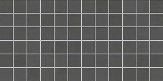 3x3 Subtle Strands  Mosaic Concrete-Look Matte Smooth Porcelain Tile Deep Charcoal