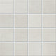 3x3 Illusionist  Mosaic Concrete-Look Matte Smooth Porcelain Tile Soft White