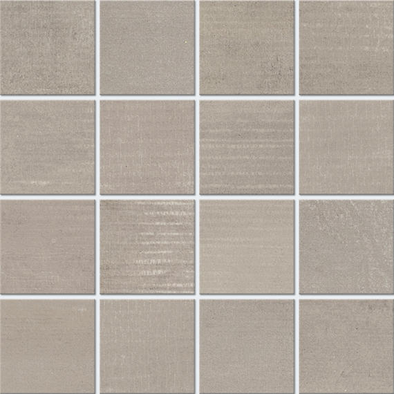 3x3 Illusionist  Mosaic Concrete-Look Matte Smooth Porcelain Tile Taupe Gray