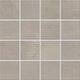 3x3 Illusionist  Mosaic Concrete-Look Matte Smooth Porcelain Tile Taupe Gray