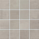 3x3 Illusionist  Mosaic Concrete-Look Matte Smooth Porcelain Tile Warm Gray