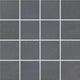 3x3 Illusionist  Mosaic Concrete-Look Matte Smooth Porcelain Tile Slate Gray