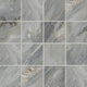 3x3 Savoir Medium Veining  Mosaic Marble-Look Matte Smooth Porcelain Tile Marble Gray