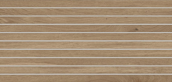 1x24 Acreage Stacked Linear Mosaic Wood-Look Matte Smooth Porcelain Tile Light Oak