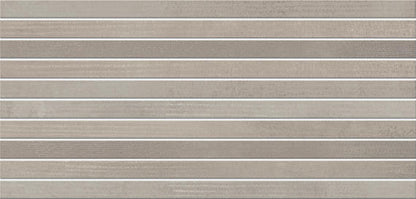 1x24 Illusionist  Mosaic Concrete-Look Matte Smooth Porcelain Tile Taupe Grey
