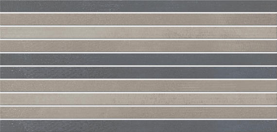 1x24 Illusionist  Mosaic Concrete-Look Matte Smooth Porcelain Tile Taupe Blue