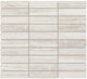 1x4 Reservorio  Mosaic Stone-Look Matte Smooth Porcelain Tile Off White