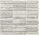 1x4 Reservorio  Mosaic Stone-Look Matte Smooth Porcelain Tile Gray