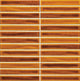 1x6 Cotto Revival  Mosaic Stone-Look Glossy Smooth Porcelain Tile Spice Orange