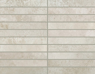 Soft Beige - 12x12 Urban Essence Stacked Mosaic Concrete-Look Matte Smooth Porcelain Tile
