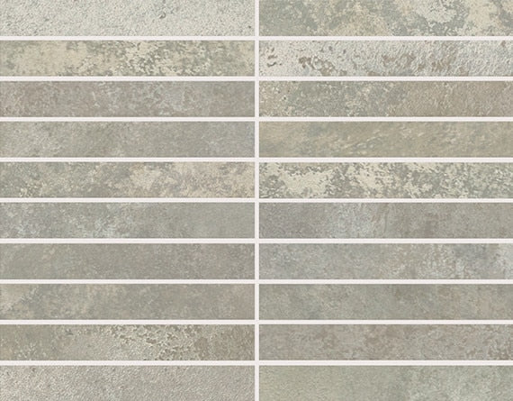 1x6 Urban Essence Stacked  Mosaic Concrete-Look Matte Smooth Porcelain Tile Pale Beige