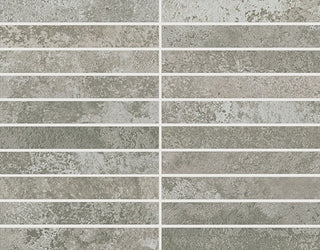 12x12 Urban Essence Stacked Mosaic Concrete-Look Matte Smooth Porcelain Tile