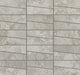 2x4 Forgehaus Trapezoid  Mosaic Stone-Look Matte Smooth Porcelain Tile Ash Gray