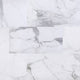 12x24 Trecento Intense Veining Marble-Look Satin Smooth Vinyl Tile White Gray