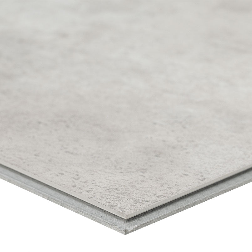 12x24 Trecento Stone-Look Satin Textured Vinyl Tile Dark Gray