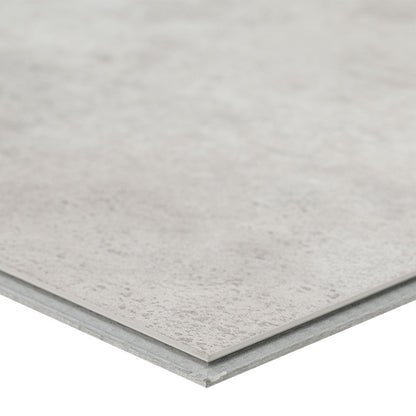 12x24 Trecento Stone-Look Satin Textured Vinyl Tile Dark Gray
