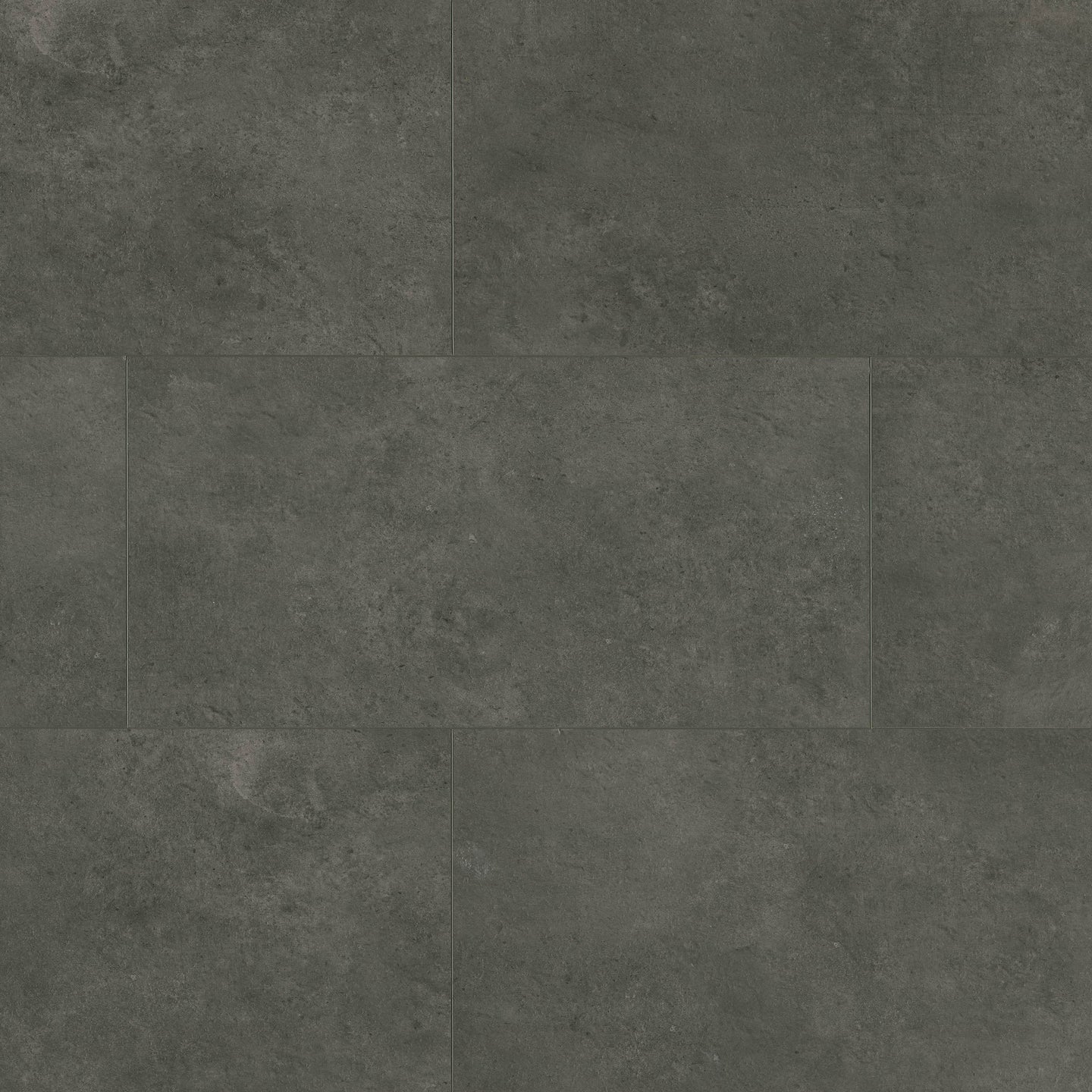 12X24 Trecento Natural-Look Satin Textured Vinyl Tile Charcoal Black