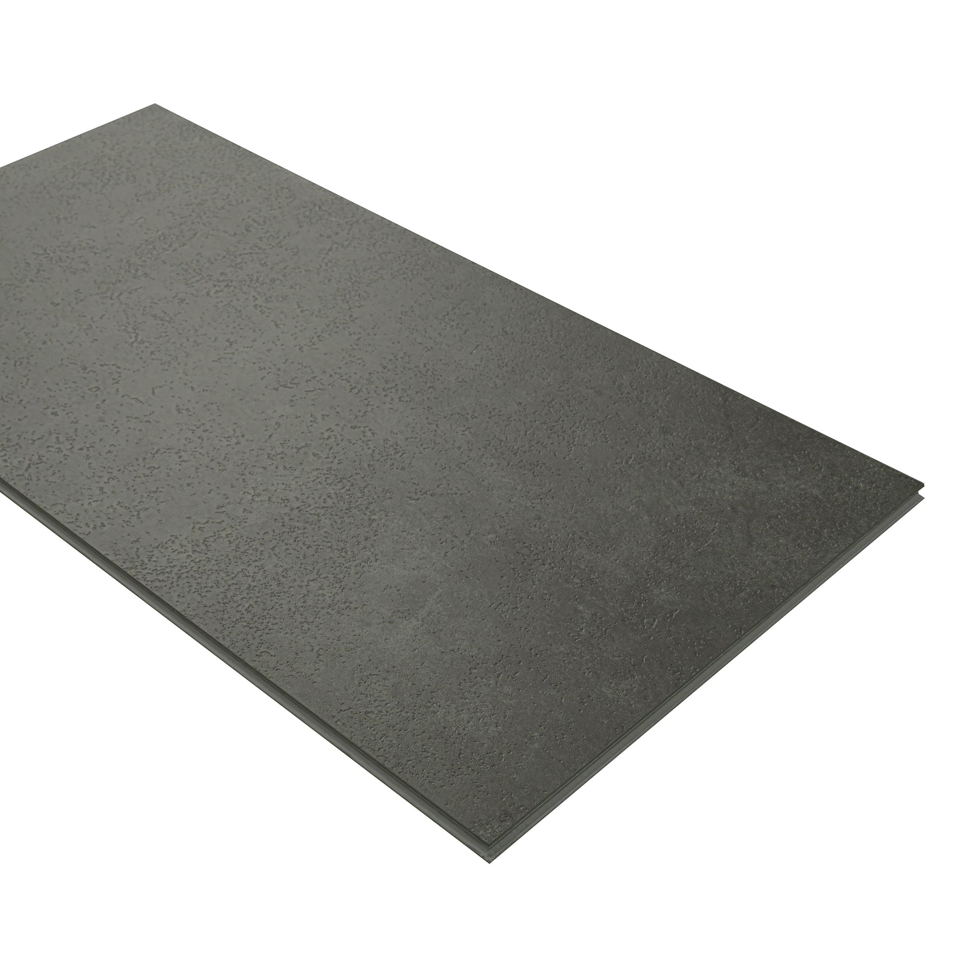 12X24 Trecento Natural-Look Satin Textured Vinyl Tile Charcoal Black