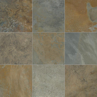 24x24 Lanesboro Natural Stone-Look Matte Textured Porcelain Tile
