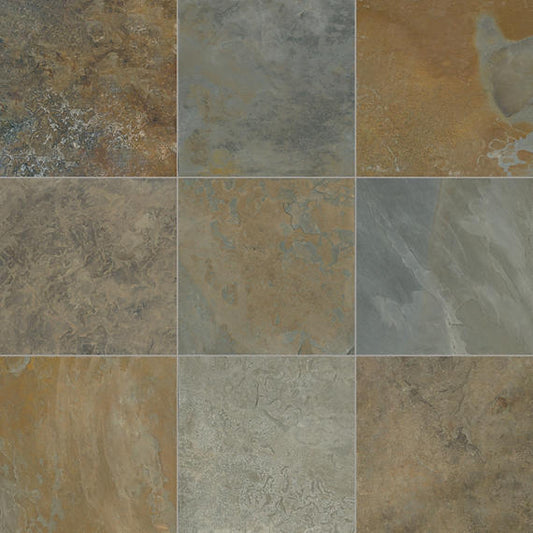24x24 Lanesboro Natural Stone-Look Matte Textured Porcelain Tile