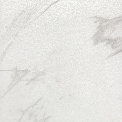 24x24 Artsy Light Veining  Stepwise Marble-Look Matte Textured Porcelain Tile White Gray