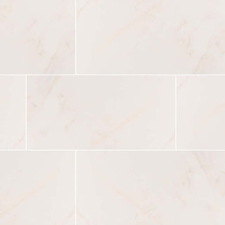 12x24 Adella Marble-Look Matte Smooth Ceramic Tile