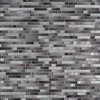Copper Brown - 12x12 Akaya Mosaic Metallic-Look Glossy Smooth Glass Tile
