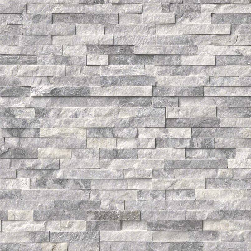 6x24 Alaska Natural-Look Matte Textured Marble Tile