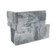 9x18 Alaska Natural-Look Matte Textured Marble Corner Tile