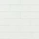 2x6 Alpine Peel & Stick Mosaic Solid-Color Matte Smooth Glass Tile