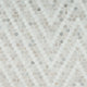 1" Angora Hexagon Mosaic Natural-Look Polished Smooth Marble Tile