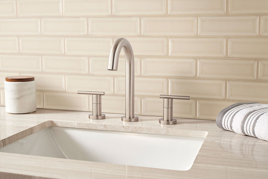 2x6 Antique Solid-Color Glossy Beveled Ceramic Tile