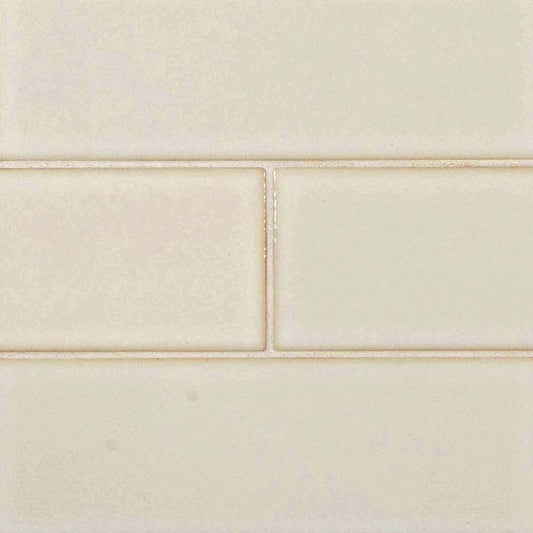 4x12 Antique Stone-Look Glossy Textured Ceramic Tile