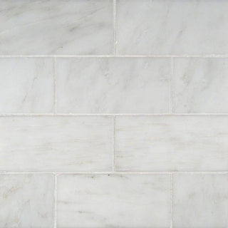 3x6 Arabescato Natural-Look Honed Smooth Marble Tile